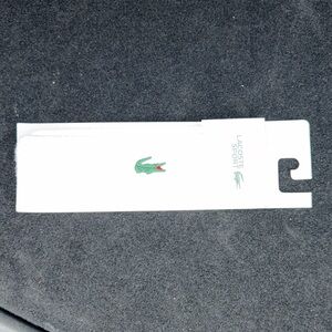 Lacoste Sport White Crew Socks